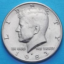 США 50 центов 1983 год. D. Кеннеди.