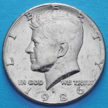 США 50 центов 1986 год. Р. Кеннеди.