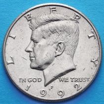 США 50 центов 1992 год. P. Кеннеди.