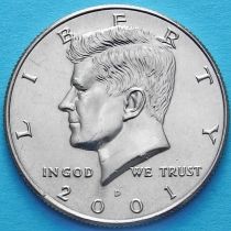США 50 центов 2001 год. D. Кеннеди.