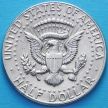 Монета США 50 центов 1969 г. Серебро