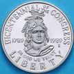 Монета США 50 центов 1989 год. S. 200 лет Конгрессу