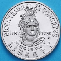 США 50 центов 1989 год. S. 200 лет Конгрессу