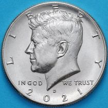 США 50 центов 2021 год. D. Кеннеди.