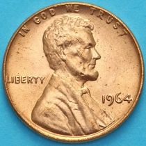 США 1 цент 1964 год. Р