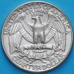 Монета США 25 центов 1989 год. D