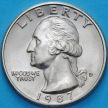 Монета США 25 центов 1987 год. D