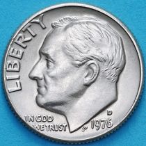 США 10 центов (дайм) 1976 год. D