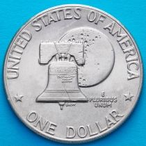 США 1 доллар 1976 год. 200 лет независимости США. D. Тип II. UNC