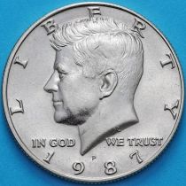 США 50 центов 1987 год. Р. Кеннеди.