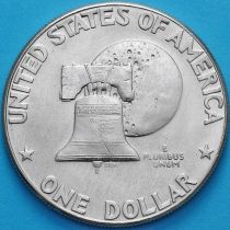США 1 доллар 1976 год. 200 лет независимости США. D. Тип I. UNC