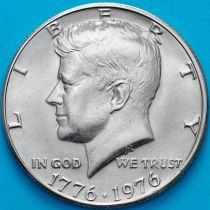 США 50 центов 1976 год. Без отметки монетного двора. 200 лет независимости. UNC