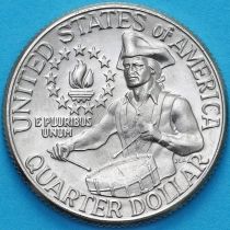 США 25 центов 1976 год. 200 лет независимости. Филадельфия.