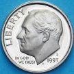 Монета США 10 центов 1993 год. S. Пруф