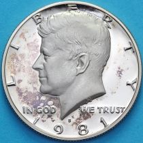 США 50 центов 1981 год. S. Пруф. №1