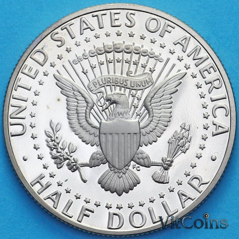 Монета США 50 центов 1993 год. S. Пруф. Монета США 50 центов 1993 год. S. Пруф.