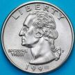 Монета США 25 центов 1997 год. Р
