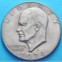 США 1 доллар 1978 год. Эйзенхауэр. D.