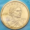 Монета США 1 доллар 2006 год. Сакагавея. Парящий орел.  D