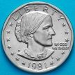 Монета США 1 доллар 1981 год. Р. Сьюзен Энтони.