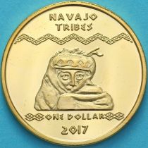 США, Деревня Хамул 1 доллар 2017 год. Индеец Навахо