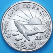 Мауи, Гавайские острова 1 доллар 2006 год. Торговый доллар Мауи. Кашалот