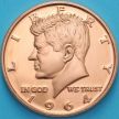 Монетовидный жетон унция меди США. 50 центов 1964 года.