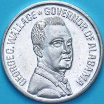 США жетон 1987 год. Губернатор Алабамы Джордж Уоллес