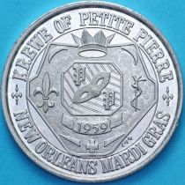 США жетон Mardi Gras. 10 лет карнавалу. 1969 год