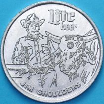 США жетон Mardi Gras. Джеймс «Джим» Шолдерс. 1983 год