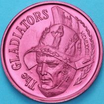 США  жетон Mardi Gras 1985 год. Гладиаторы