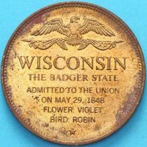 США жетон Shell, штат Висконсин