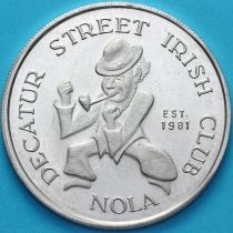 США  жетон Mardi Gras. Ирландский клуб Nola. 1986 год