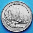 Монета США 25 центов 2010 год. D. Национальный парк Йосемити. №3
