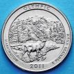 Монета США 25 центов 2011 год. P Национальный парк Олимпик.№