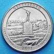 Монета США 25 центов 2011 год. D Национальный парк Геттисберг.№