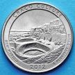 Монета США 25 центов 2012 год. D Национальный исторический парк Чако.№12