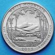 Монета США 25 центов 2013 год. D Национальный парк Белые горы.№16