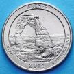 Монета США 25 центов 2014 год. D. Национальный парк Арки. №23
