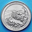 Монета США 25 центов 2014 год. Р Национальный парк Шенандоа. №22