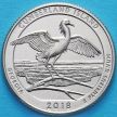 США 25 центов 2018 год. D Национальное побережье острова Камберленд в Джорджии. №44
