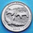 Монета США 25 центов 2017 год.D  Национальный памятник Эффиджи-Маундз.№36