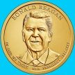 Монета США 1 доллар 2016 год. Рональд Рейган. Р.