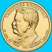 Монета США 1 доллар 2013 год. Теодор Рузвельт. Р.