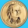 Монета США 1 доллар 2007 год. Джон Адамс. D