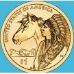 Монета США 1 доллар 2012 год. Сакагавея. Торговые пути 17 века. Р