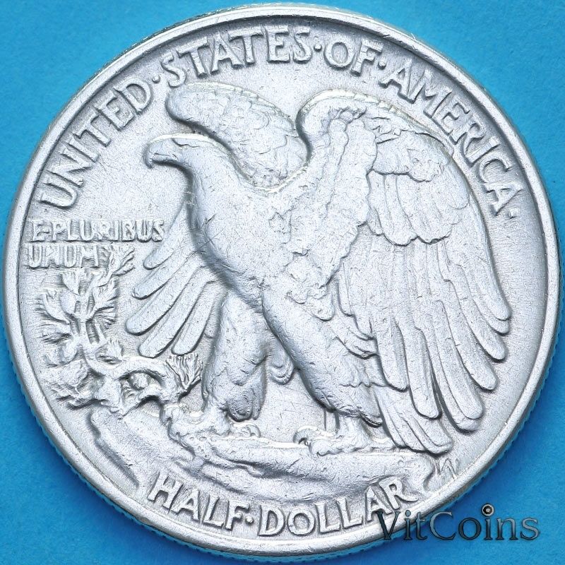 Монеты США 50 центов 1945 год. №2