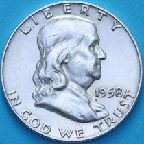 США 50 центов 1958 год. D