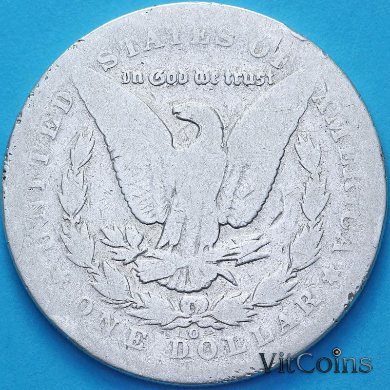Монета США 1 доллар 1894 год. Доллар Моргана. О