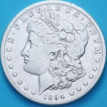 США 1 доллар 1894 год. Доллар Моргана. S